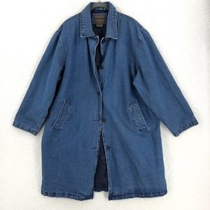 Brandon Thomas Blue Denim Coat